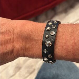 Black Studded Bracelet